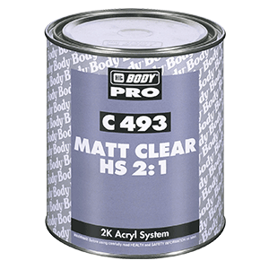LLAK MAT C493 MATT CLEAR HS2:1